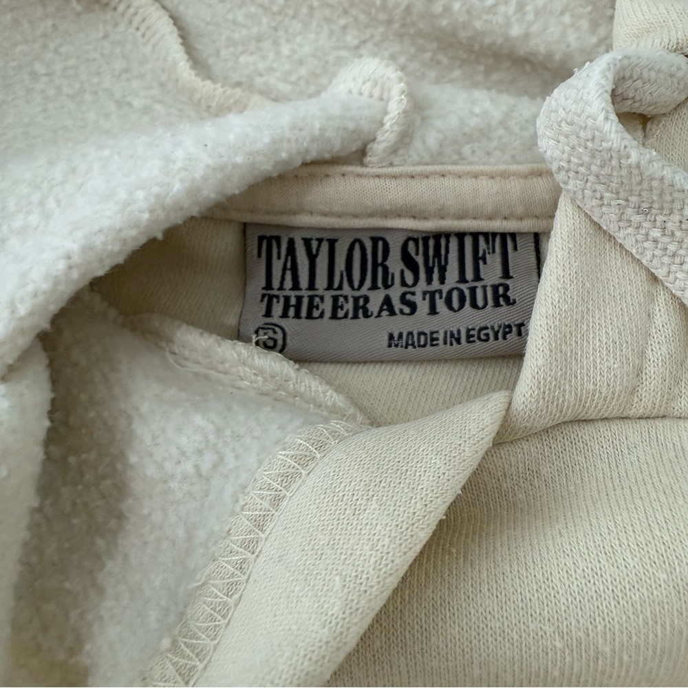 Taylor Swift Cream Eras Tour Hoodie Swifties Concert Merch 2023 The Eras Tour S - Picture 3 of 4